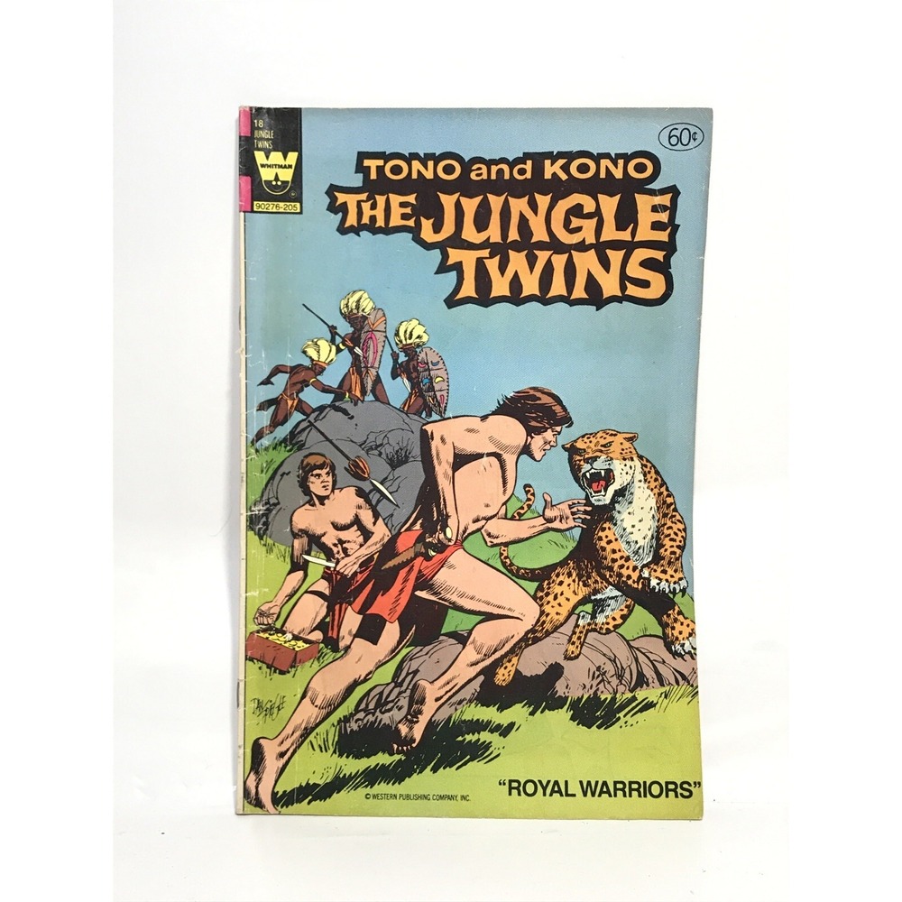 Whitman 18 Tono and Kono The Jungle Twins 1972 Royal Warriors (k-6-2)